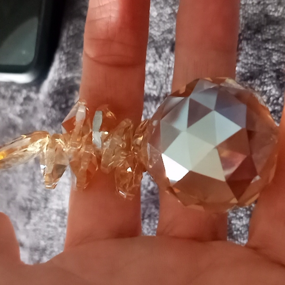 large crystal rear view mirror dangle. - Picture 2 of 5